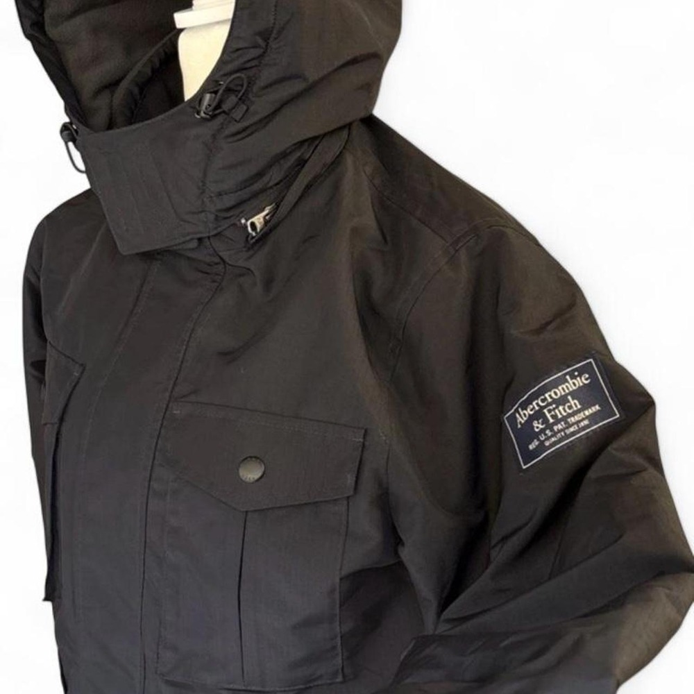 Abercrombie & Fitch Midweight Tech Jacket fleece lined gorpcore Men's XS